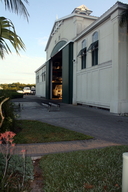 Dry boat storage building at Port Sanibel Marina, Fort Myers, Florida