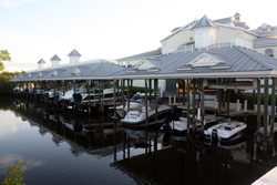 Royal Shell Port Sanibel Marina boat rentals and storage in Fort Myers, Florida.