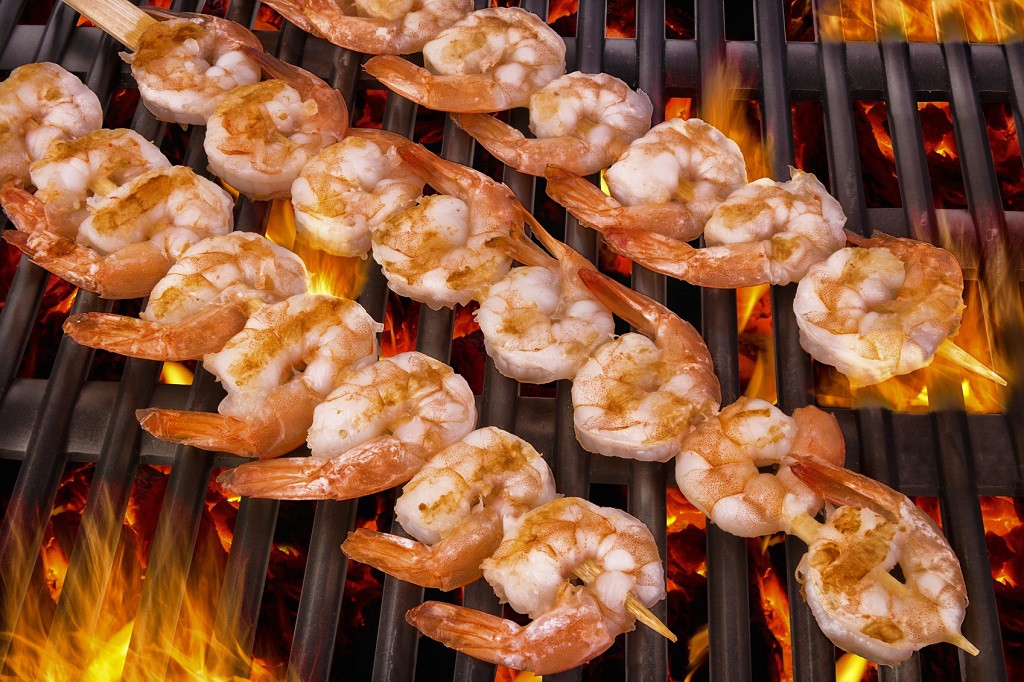 fresh grilled shrimp